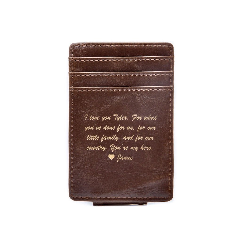 Money Clip Wallet: Message