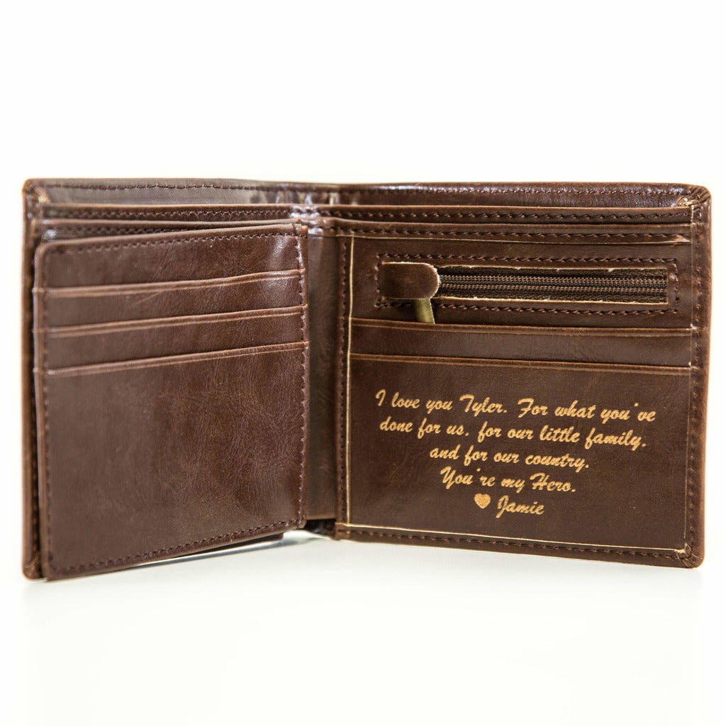 Personalized Bifold Wallet: Classic