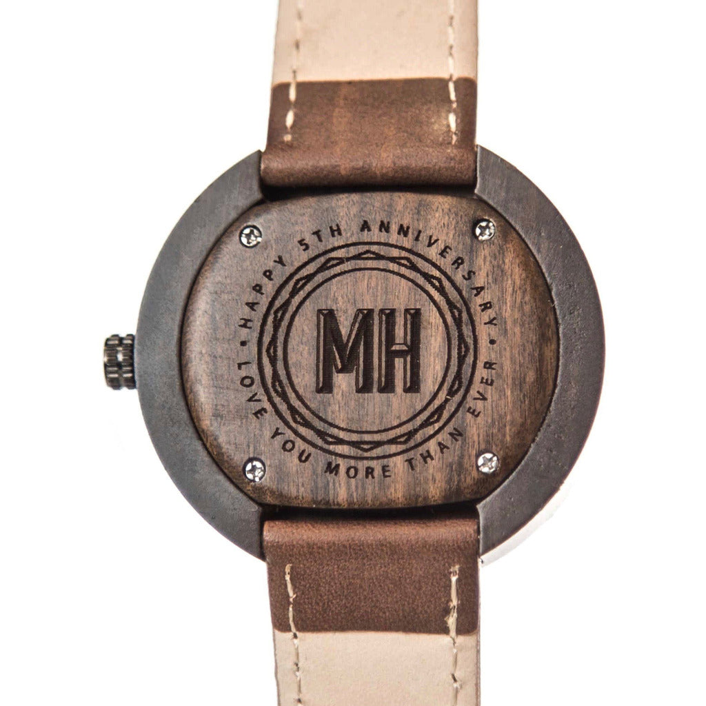 Sandalwood Modern Watch: Anniversary