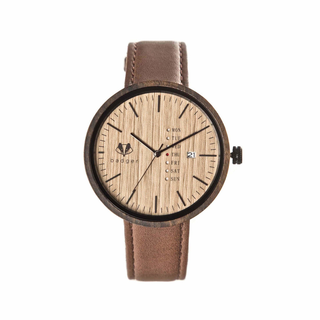 Sandalwood Modern Watch: Initials