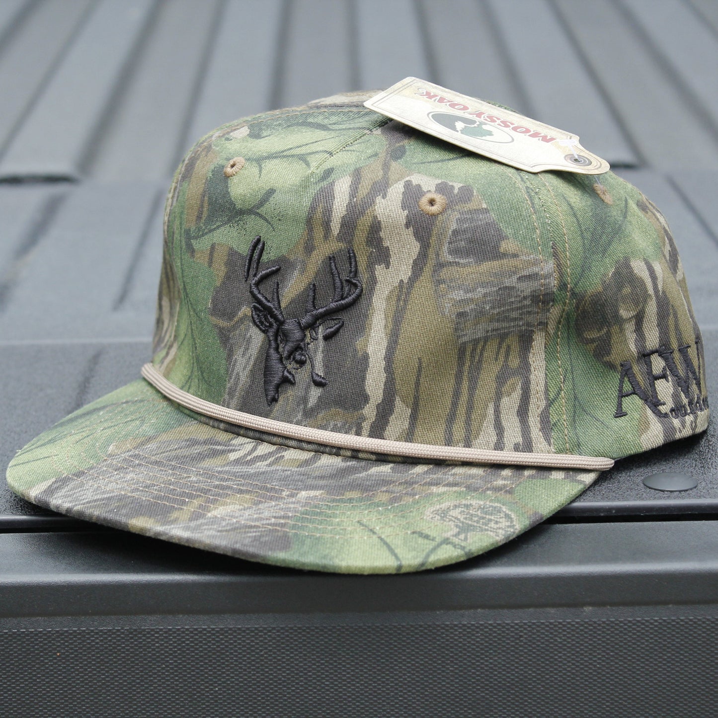 Old Rope Hat Mossy Full Foilage w/ Buck Logo