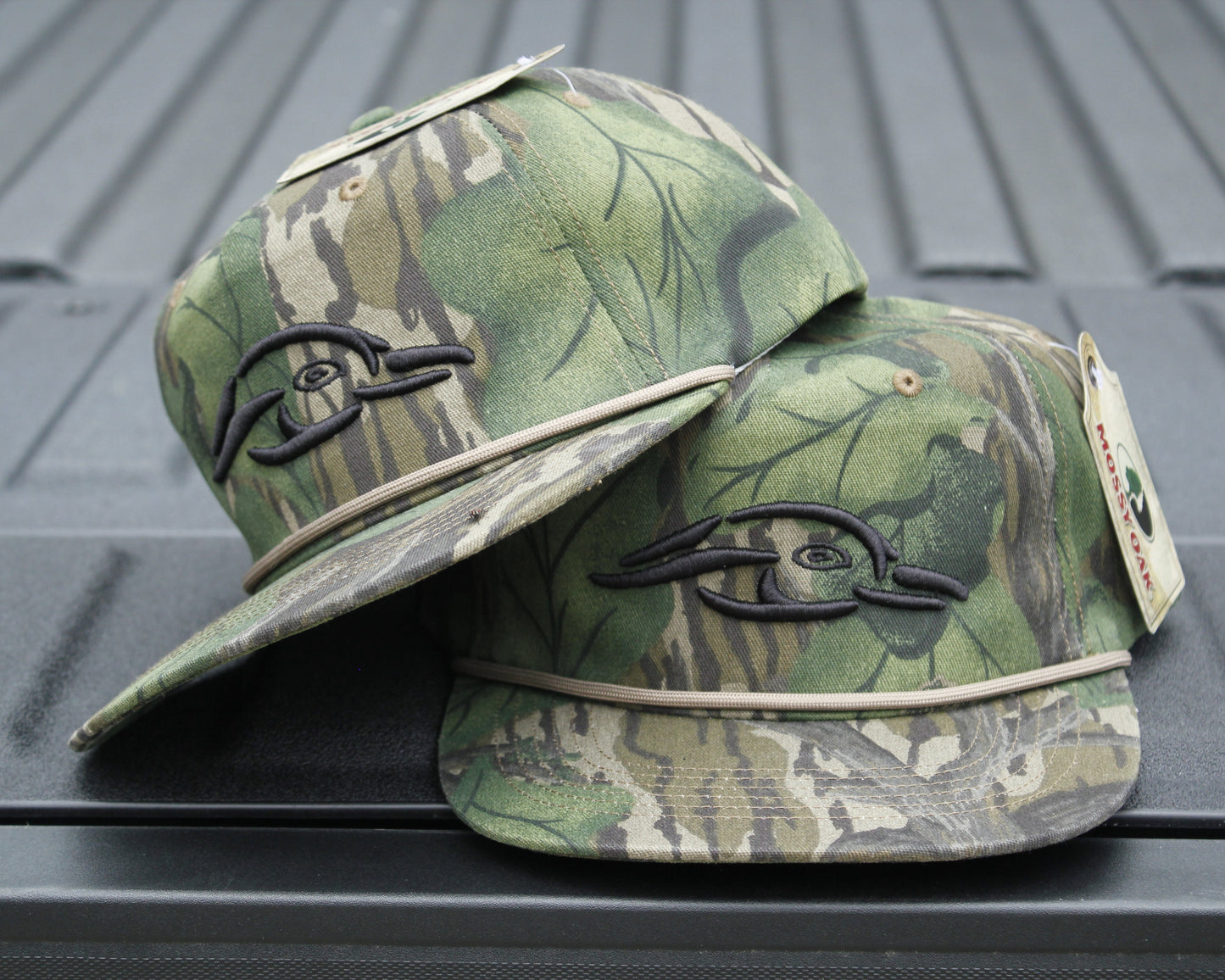 Old Rope Hat Mossy Full Foilage w/ Duck Logo