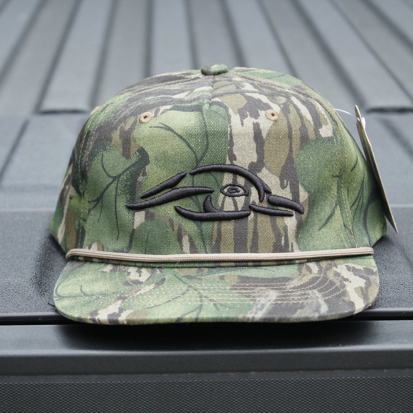 Old Rope Hat Mossy Full Foilage w/ Duck Logo