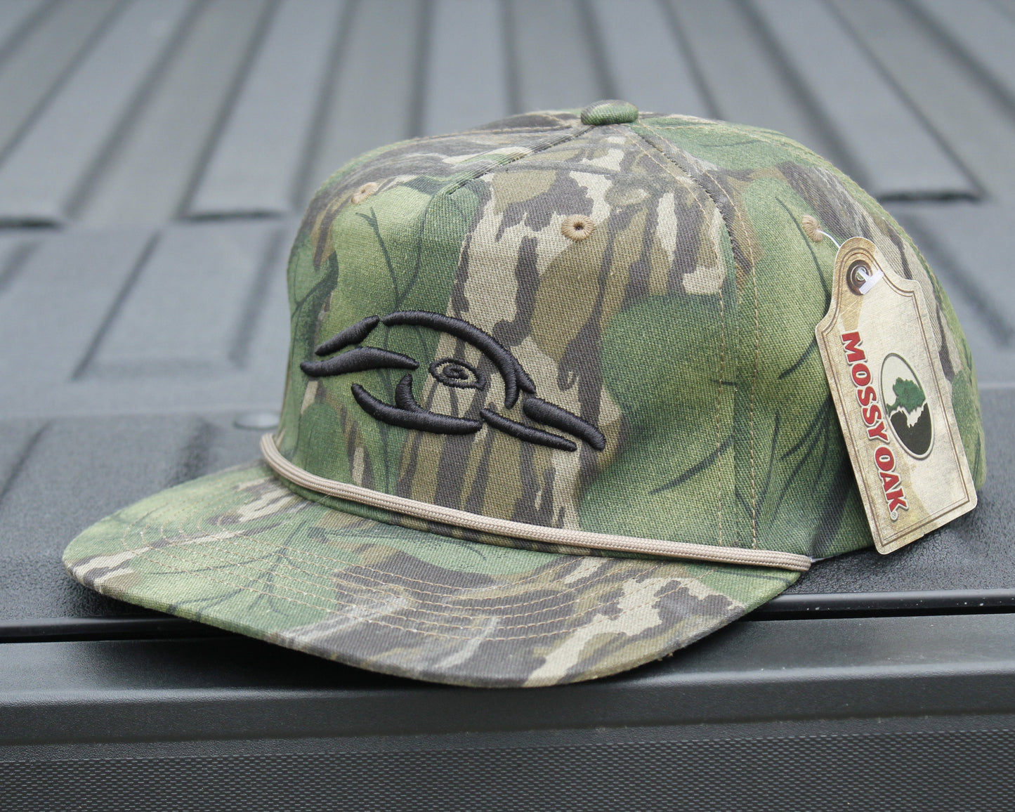 Old Rope Hat Mossy Full Foilage w/ Duck Logo