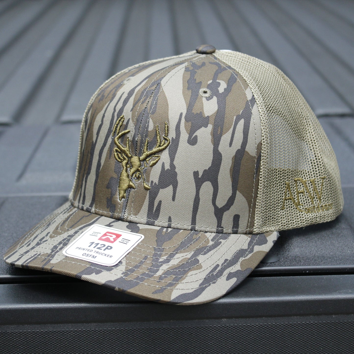 Buck Mossy Oak Bottomland - Loden Mesh Back- 112P