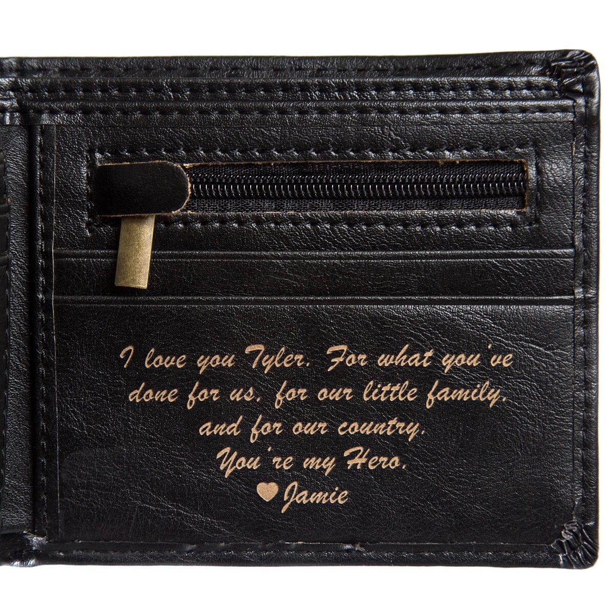 Personalized Bifold Wallet: Circle