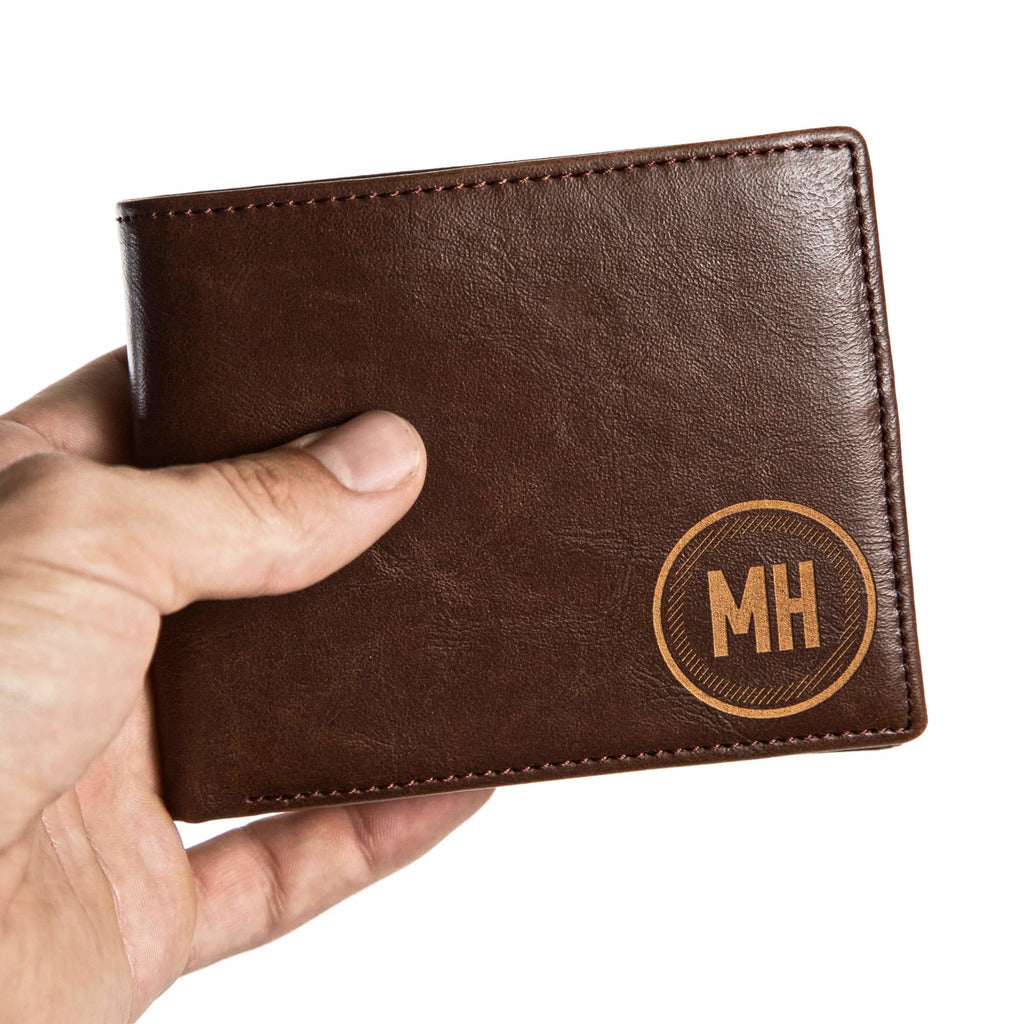 Personalized Bifold Wallet: Circle