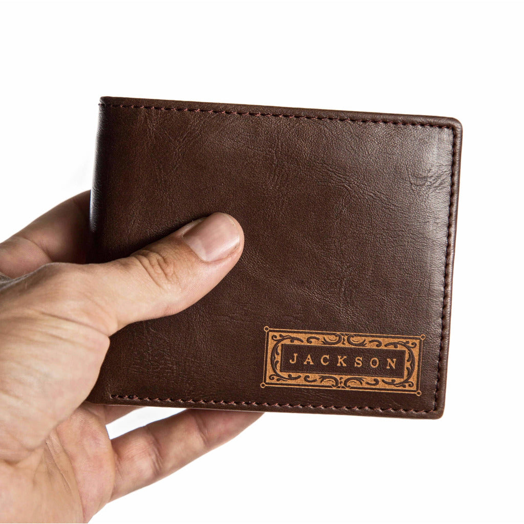 Personalized Bifold Wallet: Classic