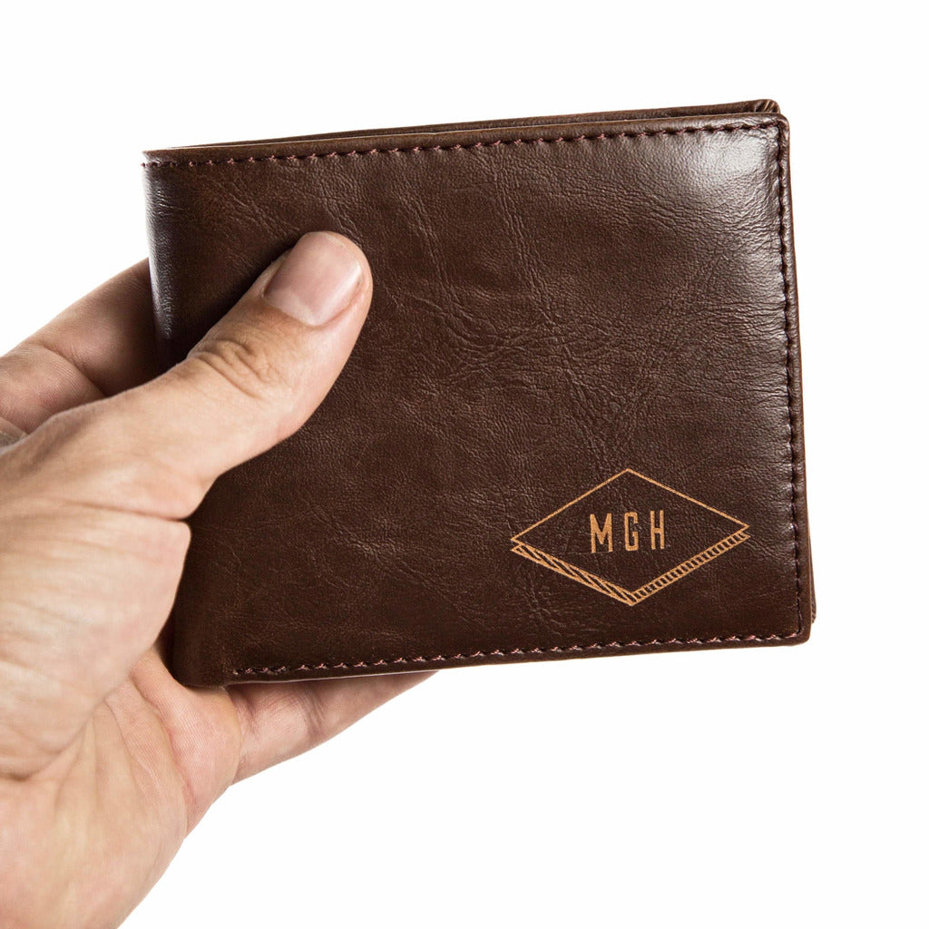 Personalized Bifold Wallet: Diamond