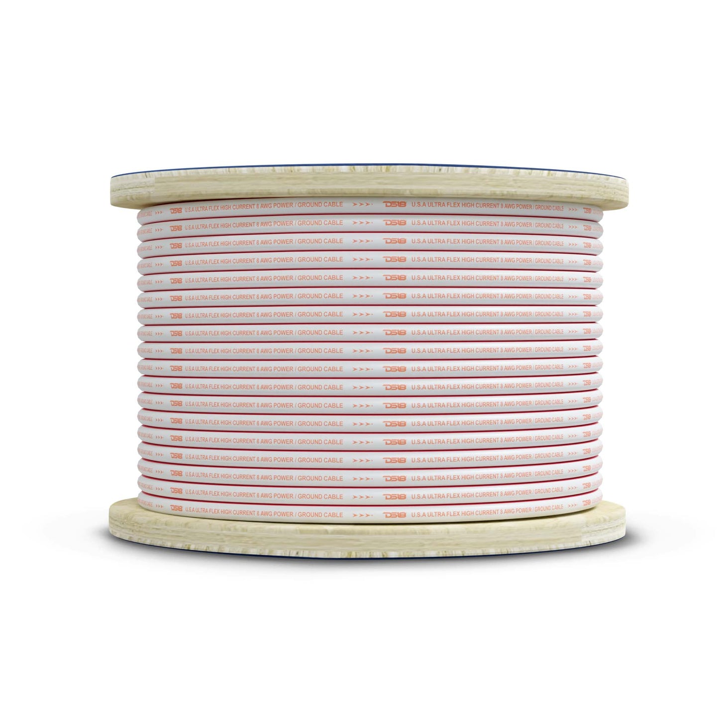 8-GA Marine Grade Tinned 100% Copper OFC Power Wire -100 Feet