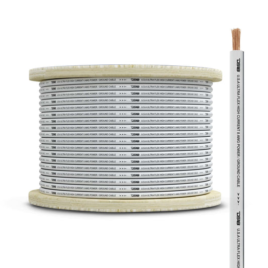 8-GA Marine Grade Tinned 100% Copper OFC Ground Wire -100 Feet