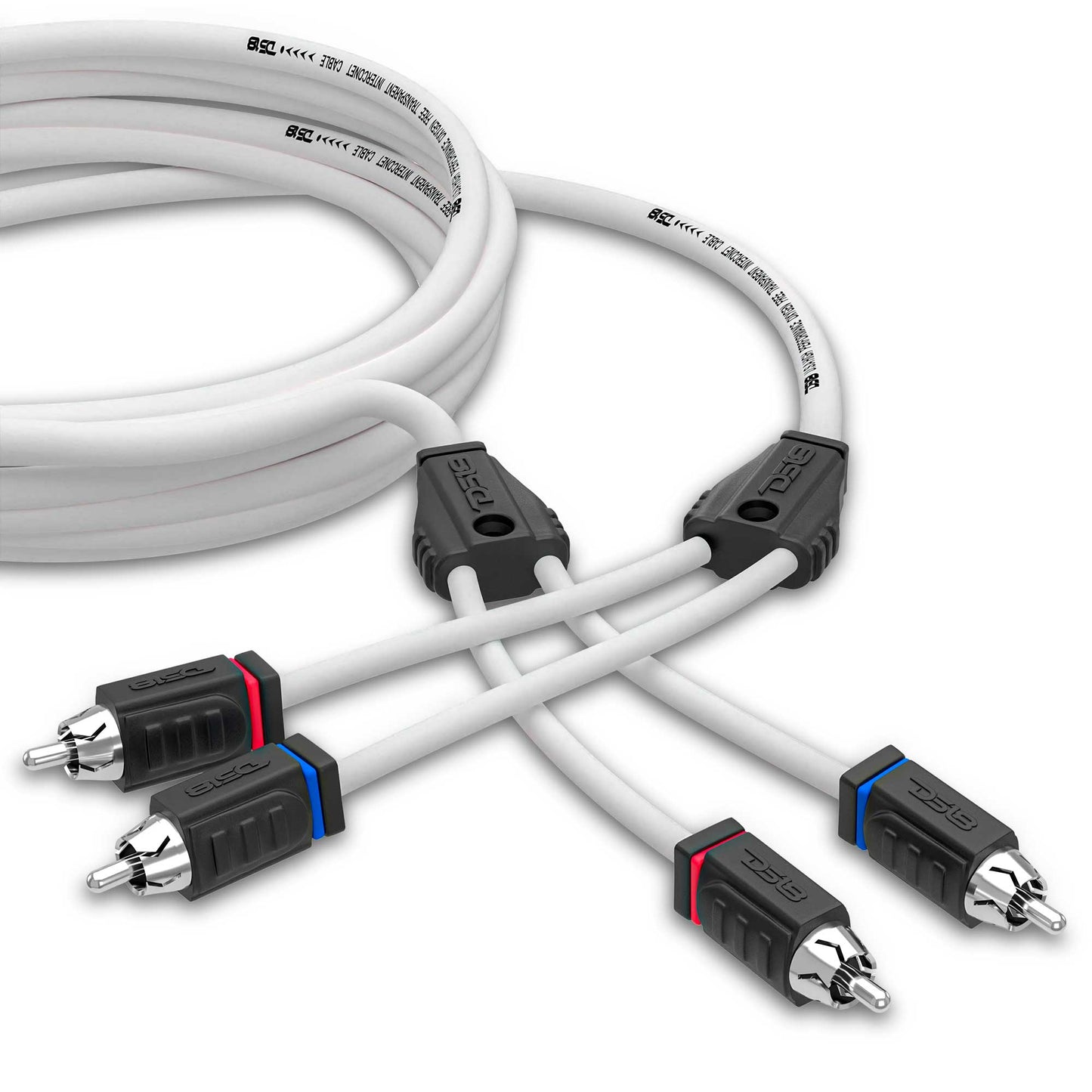 RCA Marine Grade Tinned 100% Copper OFC 6 Feet - WHITE