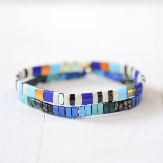 MONARCH - Tila Bead Bracelet Stack of 2