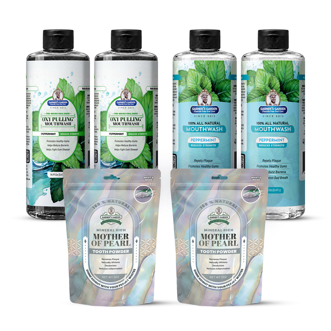 2 Pack Oral Care Package | Trio | H2O2 | Fluoride Free