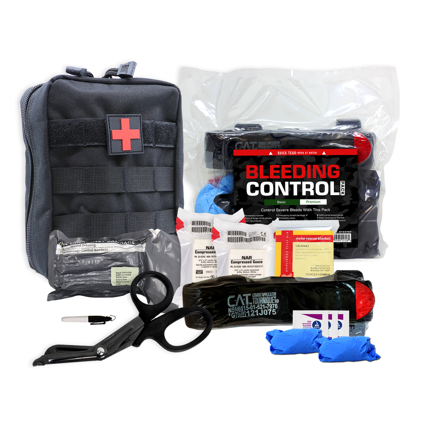 Premium Bleeding Control Pack – Emergency Trauma Kit