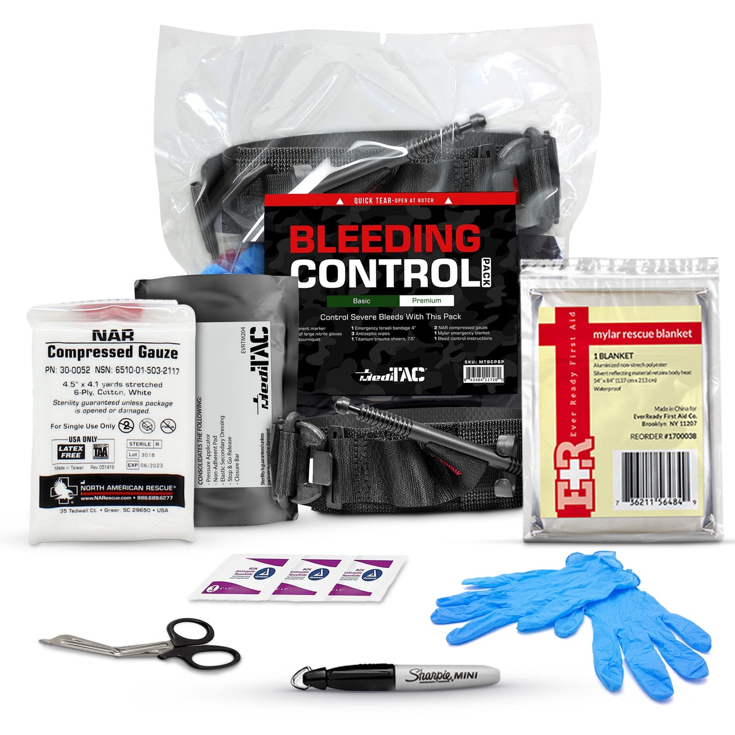 Premium Bleeding Control Pack – Emergency Trauma Kit