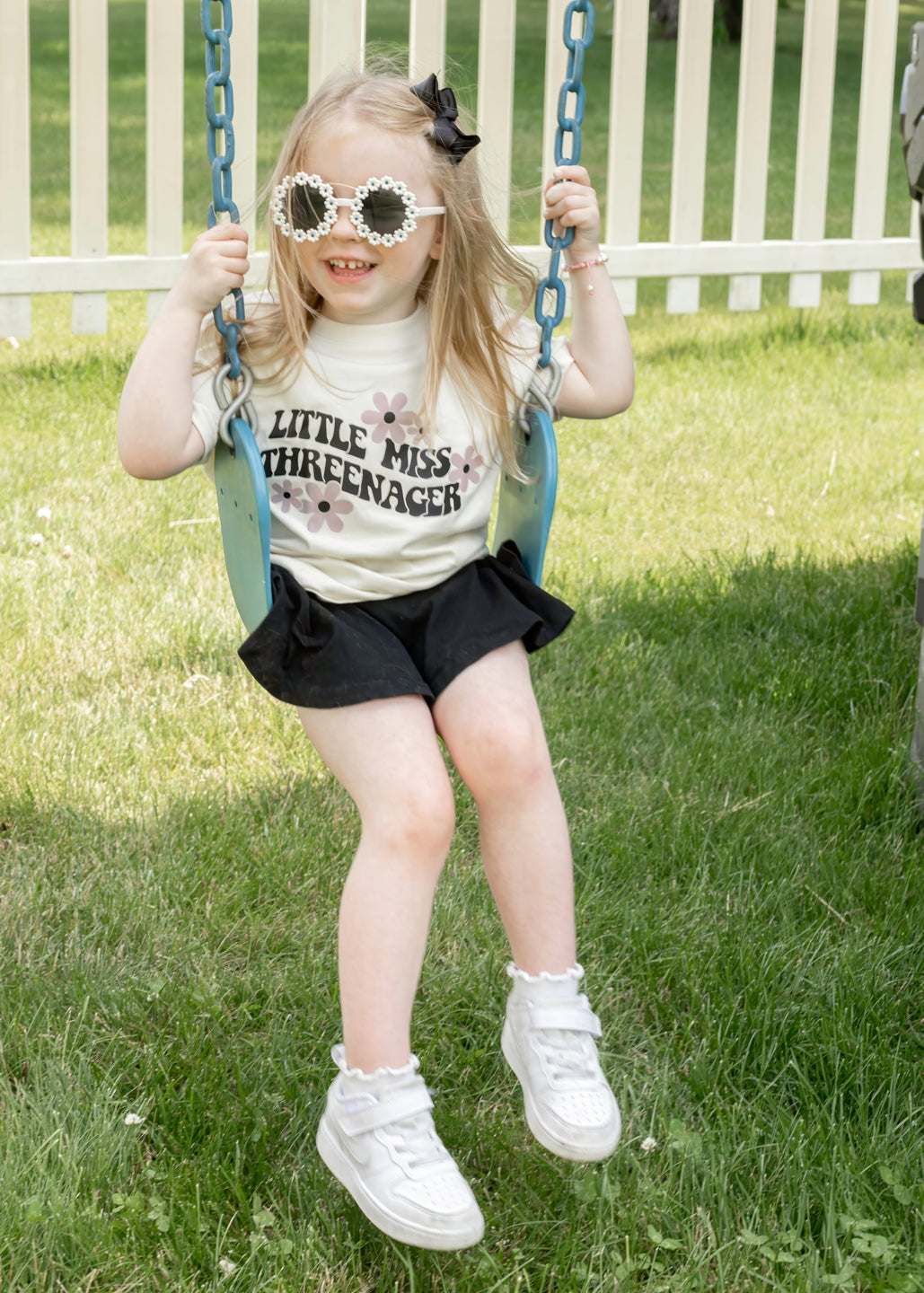 Little Miss Threenager Toddler T-Shirt