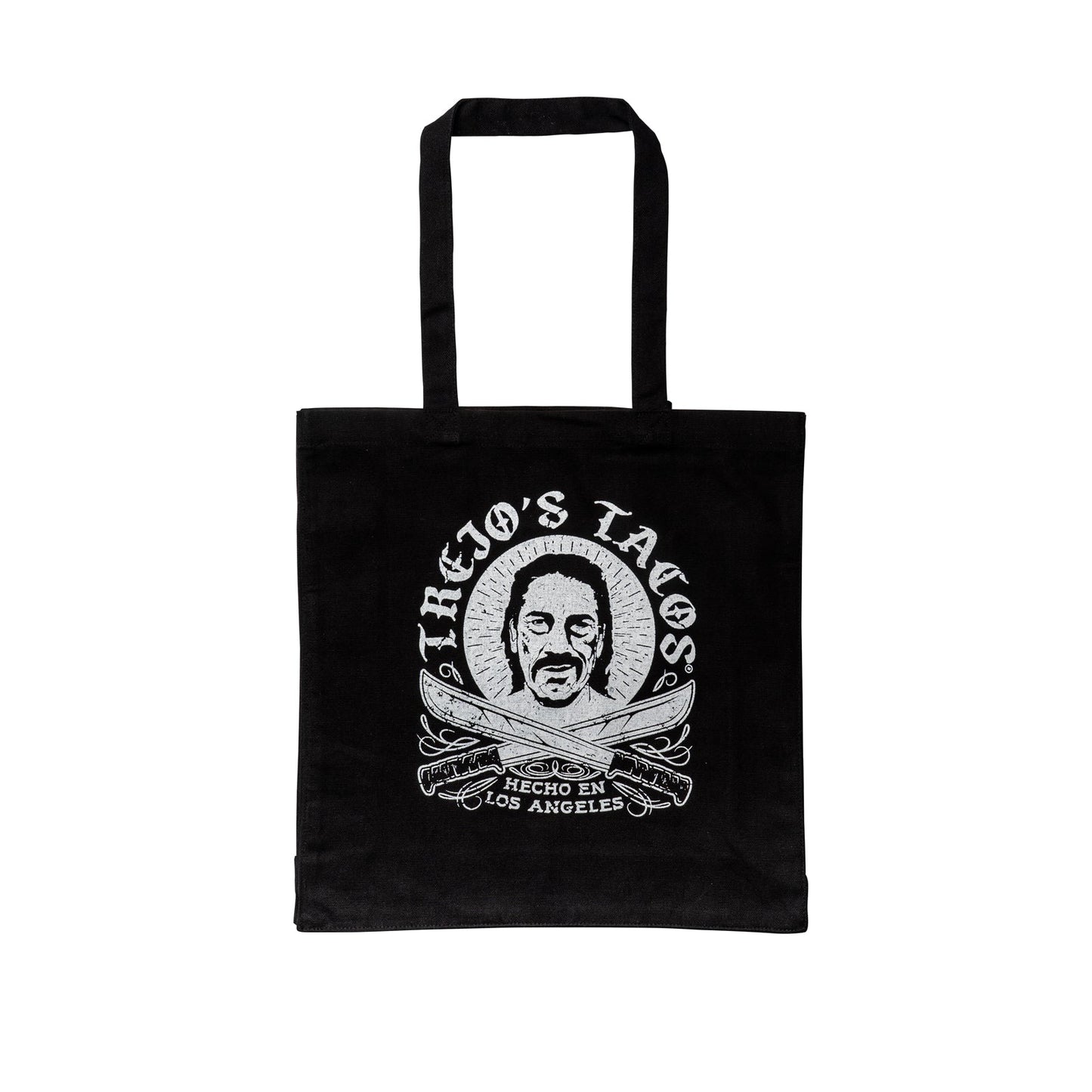 Black Canvas Tote with Machete Logo