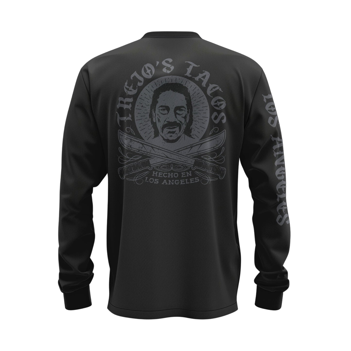 Black Machete Longsleeve Shirt with Machete Logo (X-SMALL ONLY)