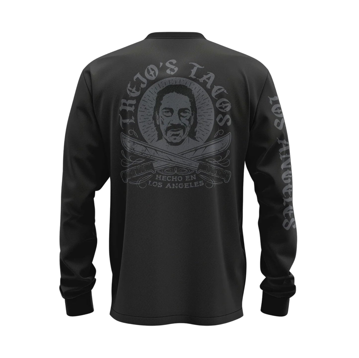 Black Machete Longsleeve Shirt with Machete Logo (X-SMALL ONLY)
