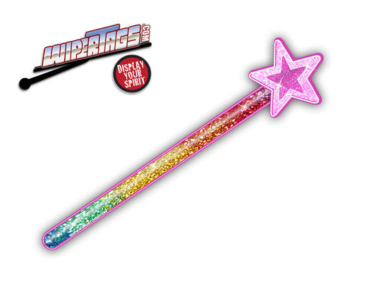 Magic Princess or Fairy Wand *REFLECTIVE* WiperTags