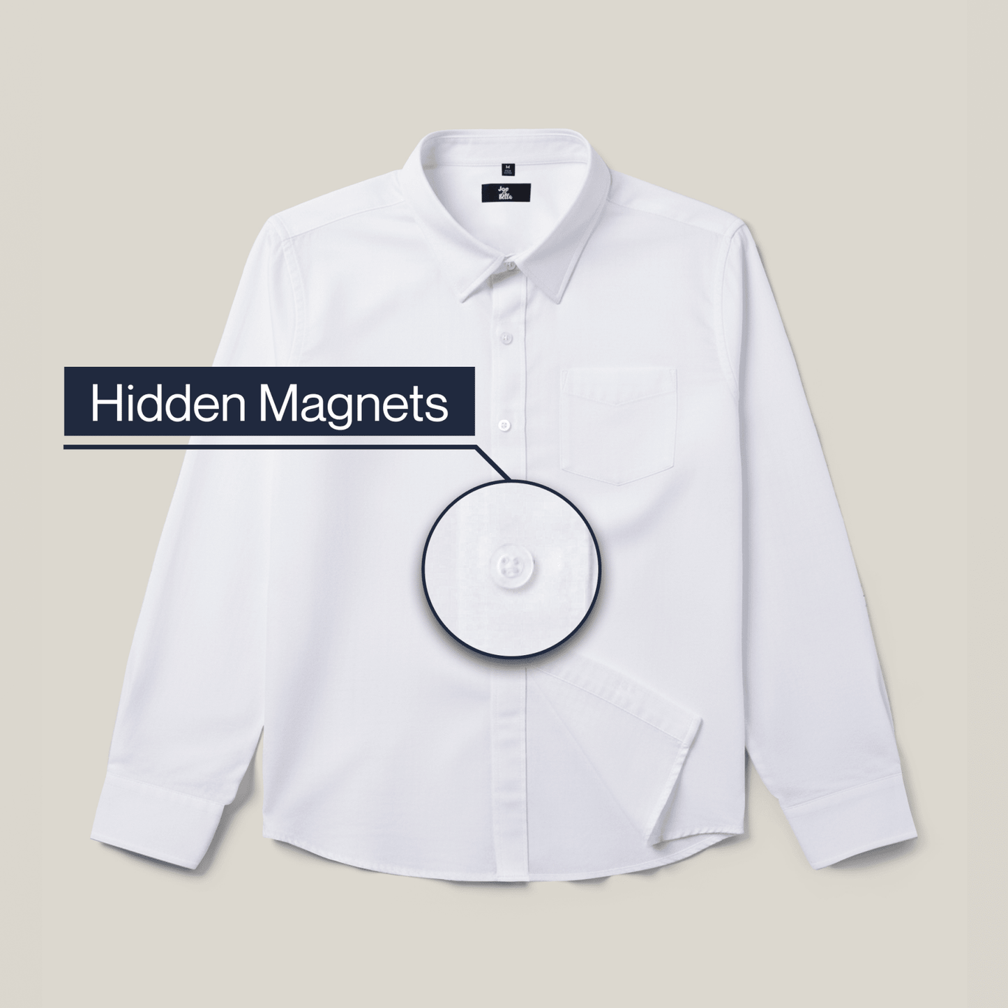 Magnetic Button-Down for Men | Relaxed-Fit