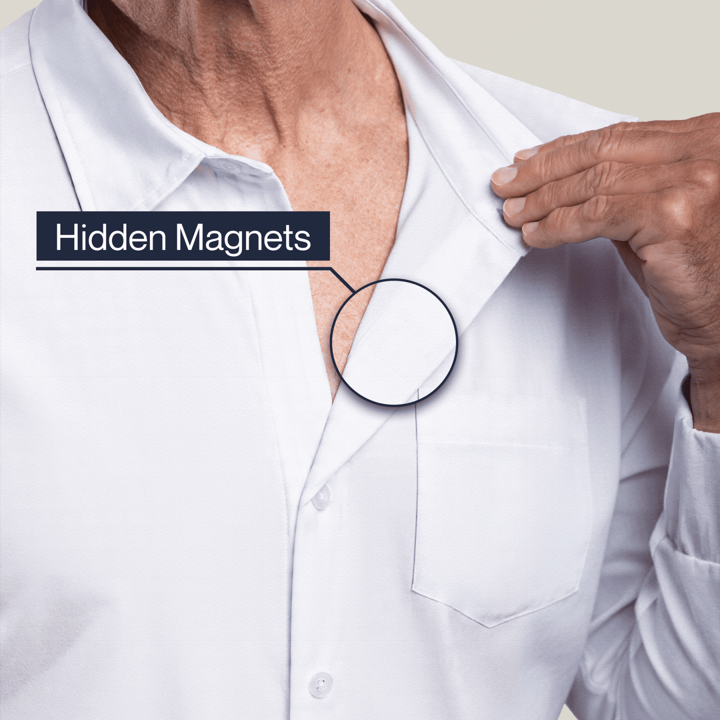 Magnetic Button-Down for Men | Relaxed-Fit