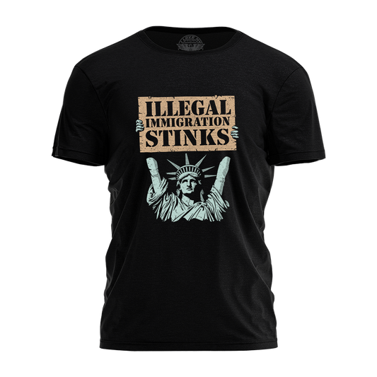 Illegal Immigration Stinks Tee - 4383