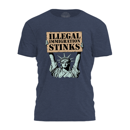 Illegal Immigration Stinks Tee - 4383