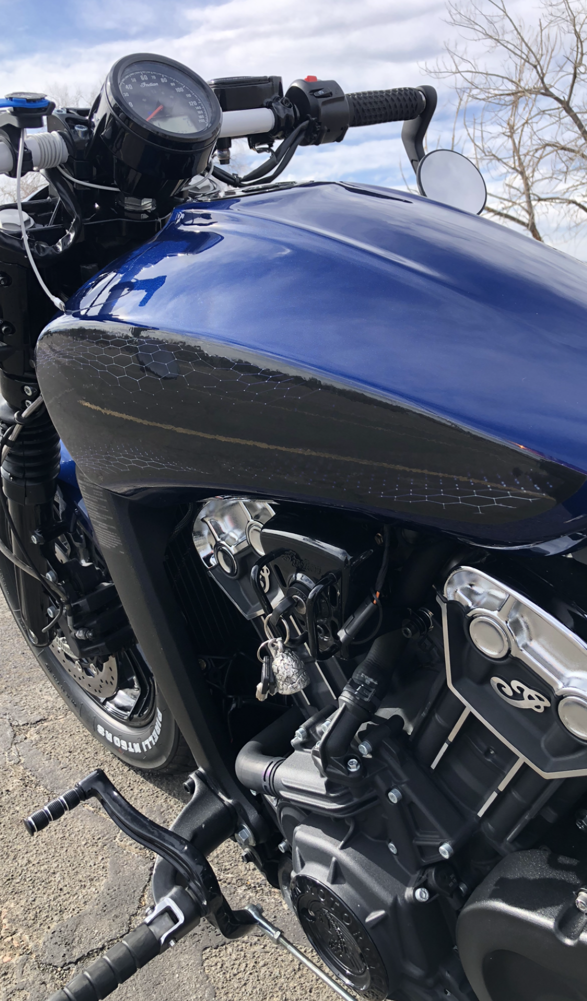 Mainframe - Indian Scout - Full Tank Color