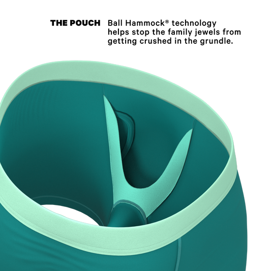 The Maldives | Teal Ball Hammock® Pouch Underwear With Fly