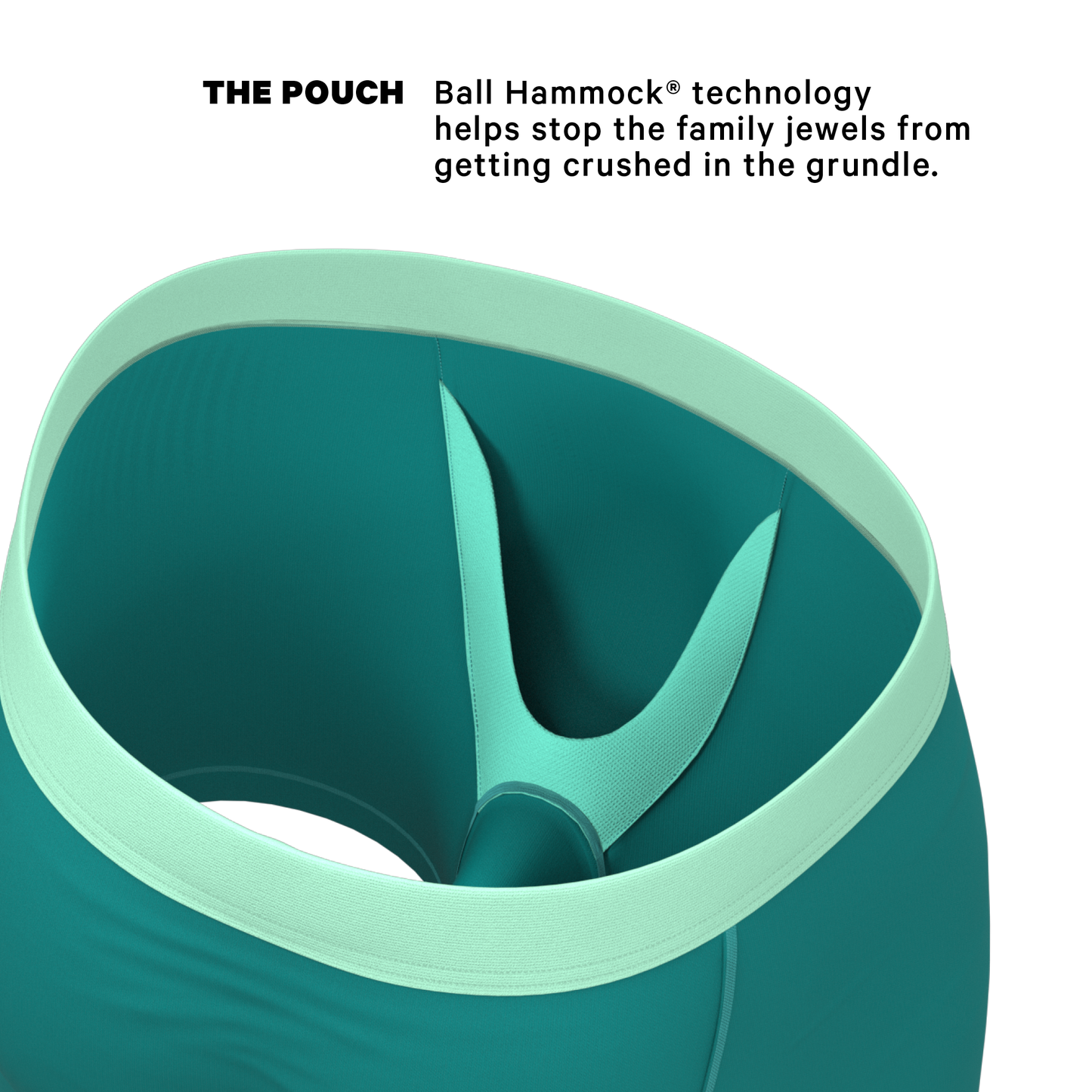 The Maldives | Teal Ball Hammock® Pouch Underwear