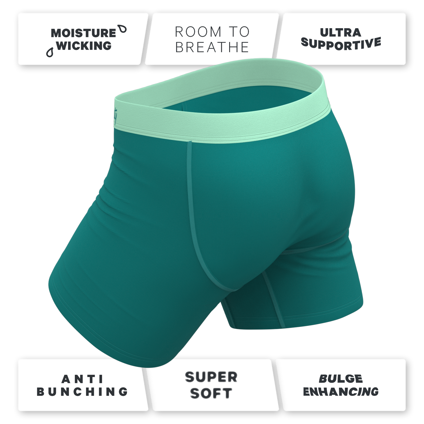 The Maldives | Teal Ball Hammock® Pouch Underwear