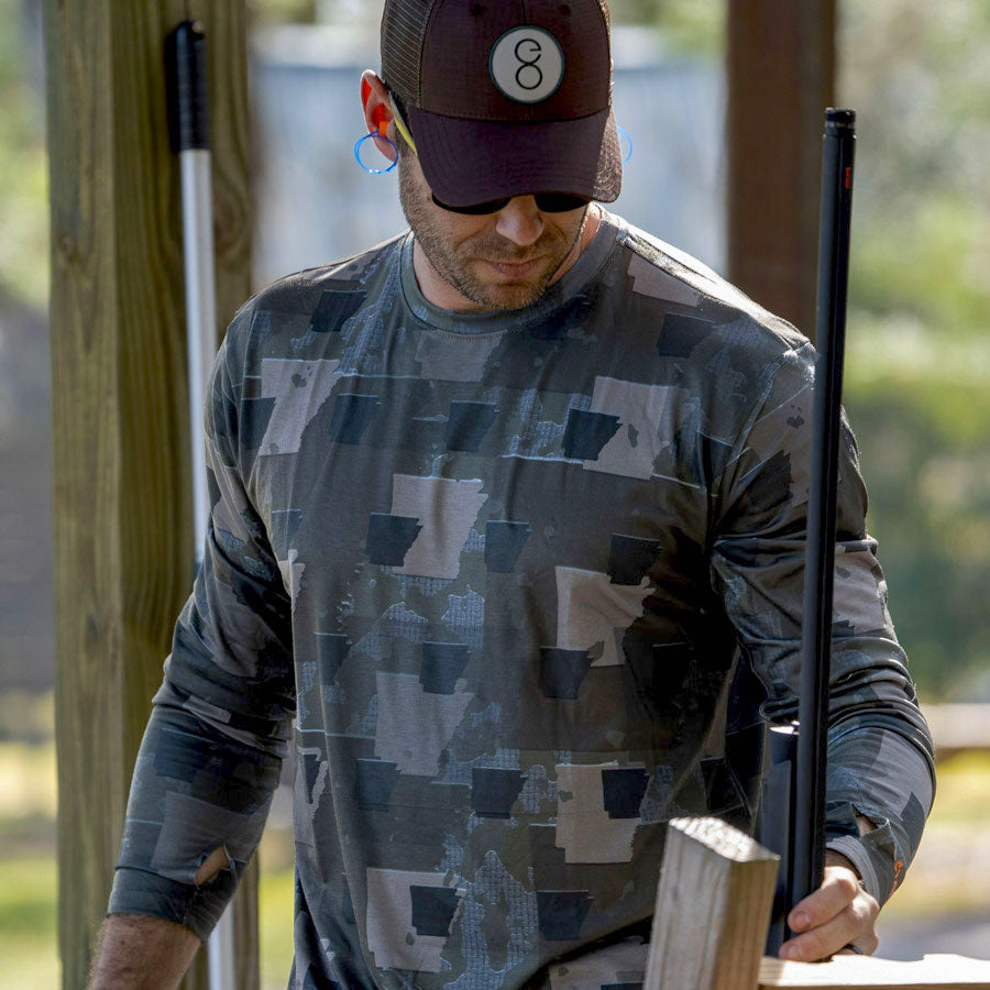 Arkansas Camo - Long Sleeve Shirt