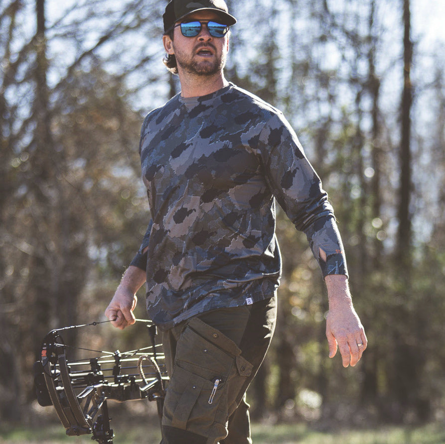 West Virginia Camo - Long Sleeve Shirt
