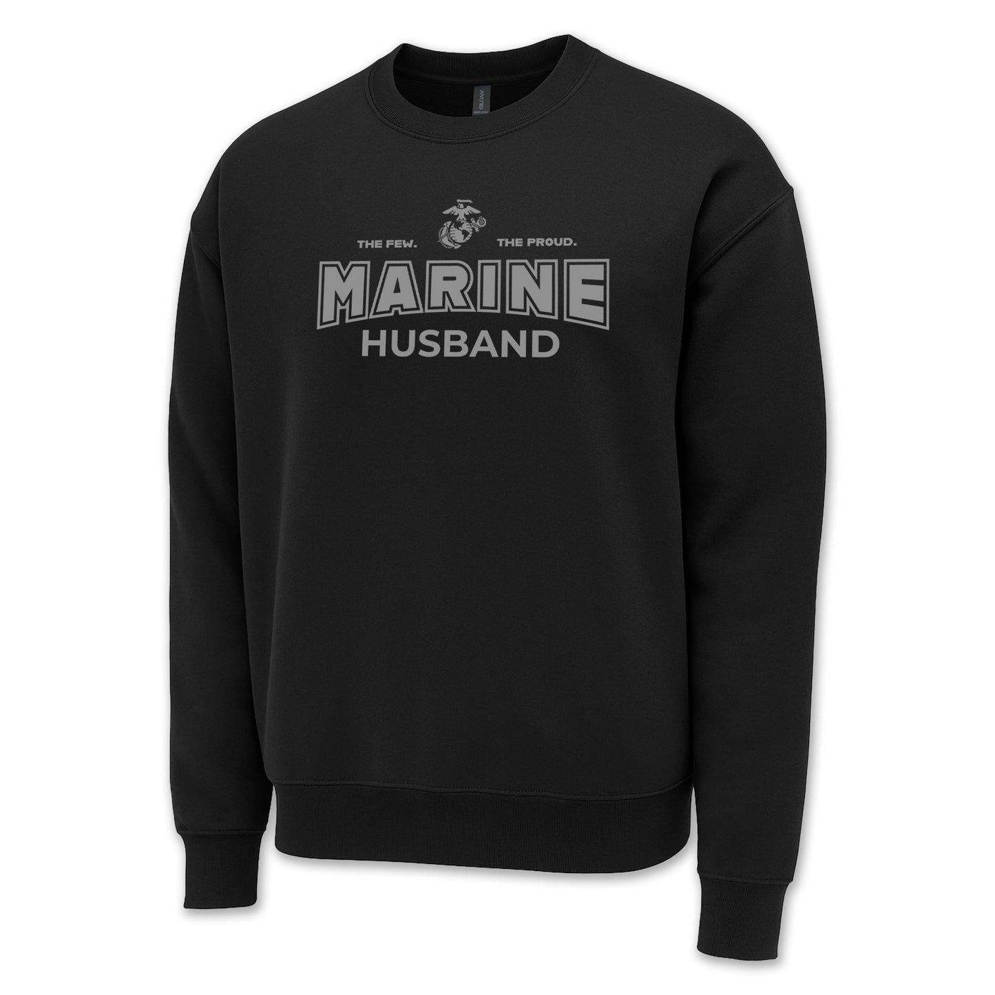 Marines Husband Crewneck (Black)