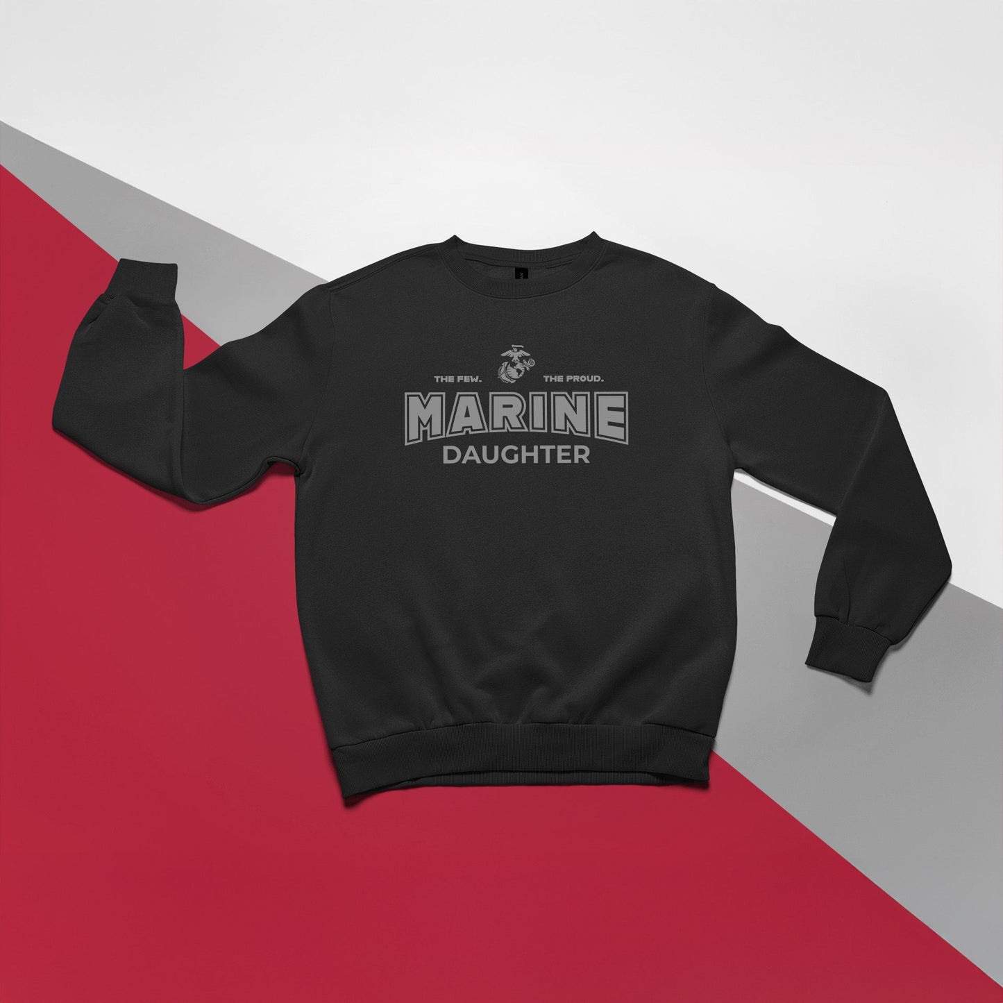 Marines Daughter Crewneck (Black)
