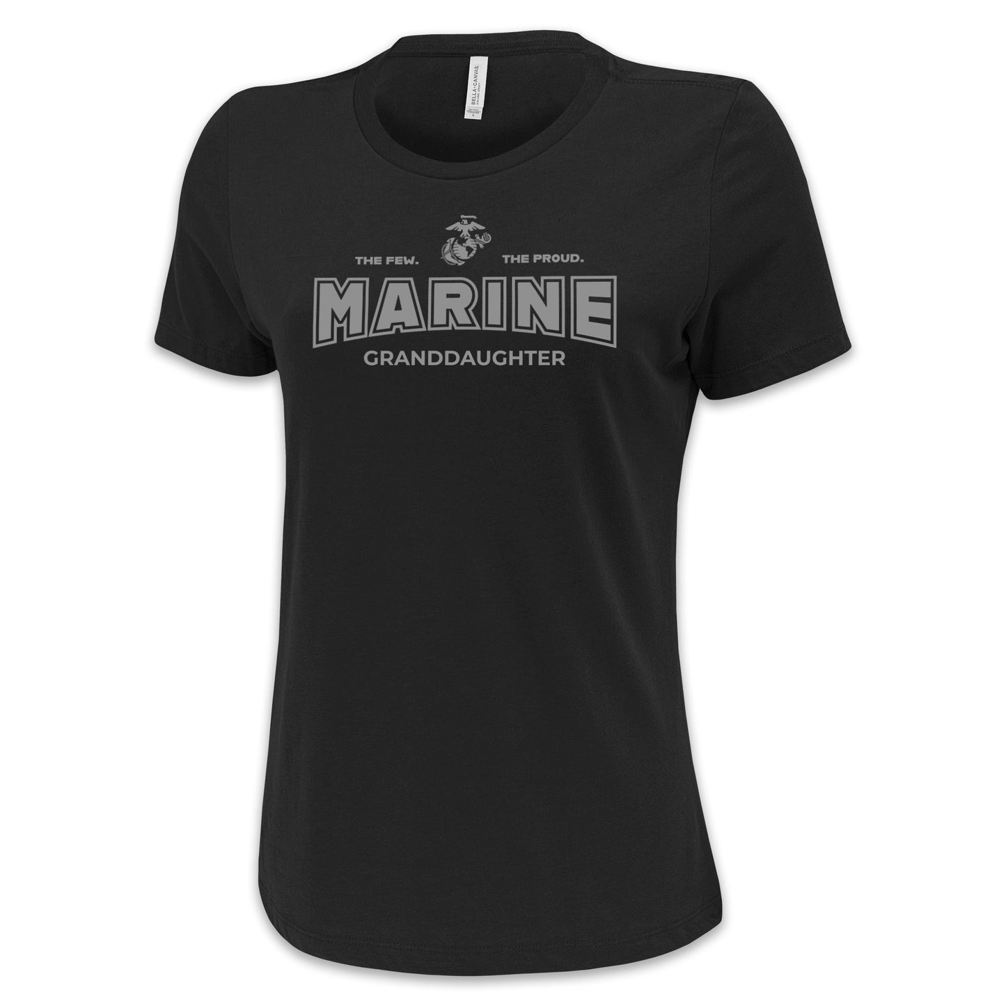 Marines Granddaughter Women's T-Shirt (Black)