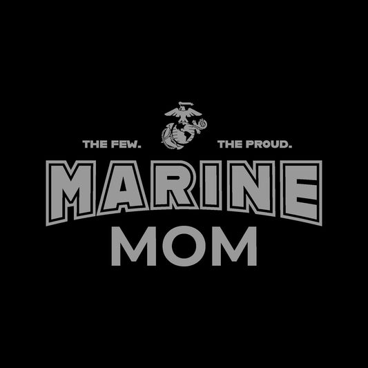 Marines Mom T-Shirt (Black)