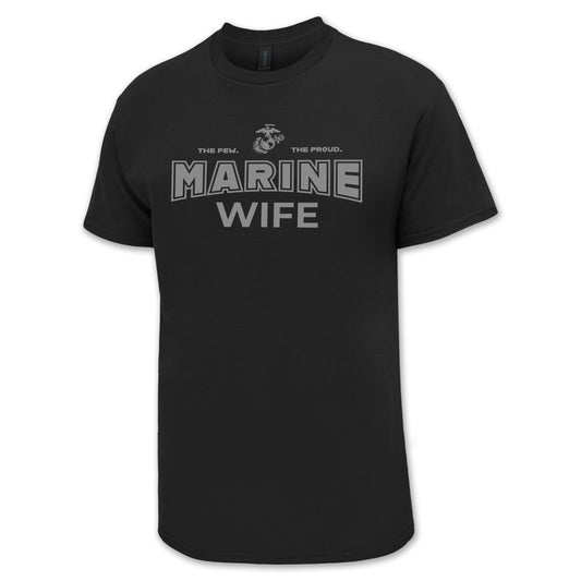 Marines Wife T-Shirt (Black)