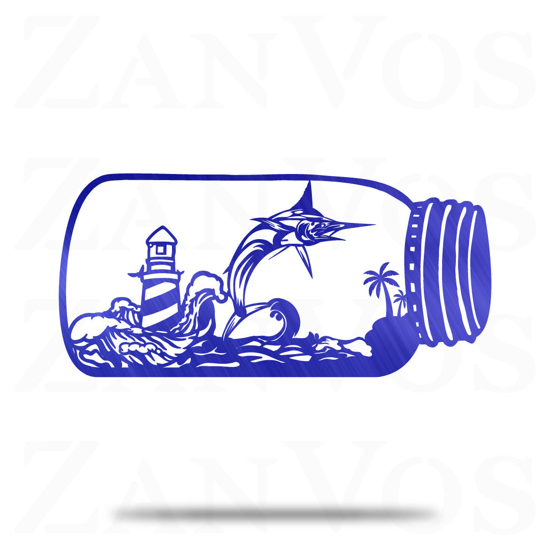 Marlin Fish In The Jar