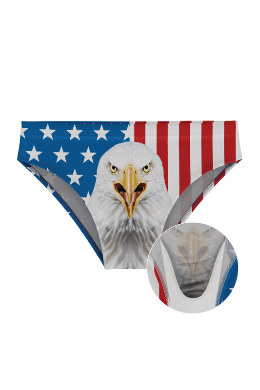 The Mascot | American Flag Ball Hammock® Pouch Swim Brief
