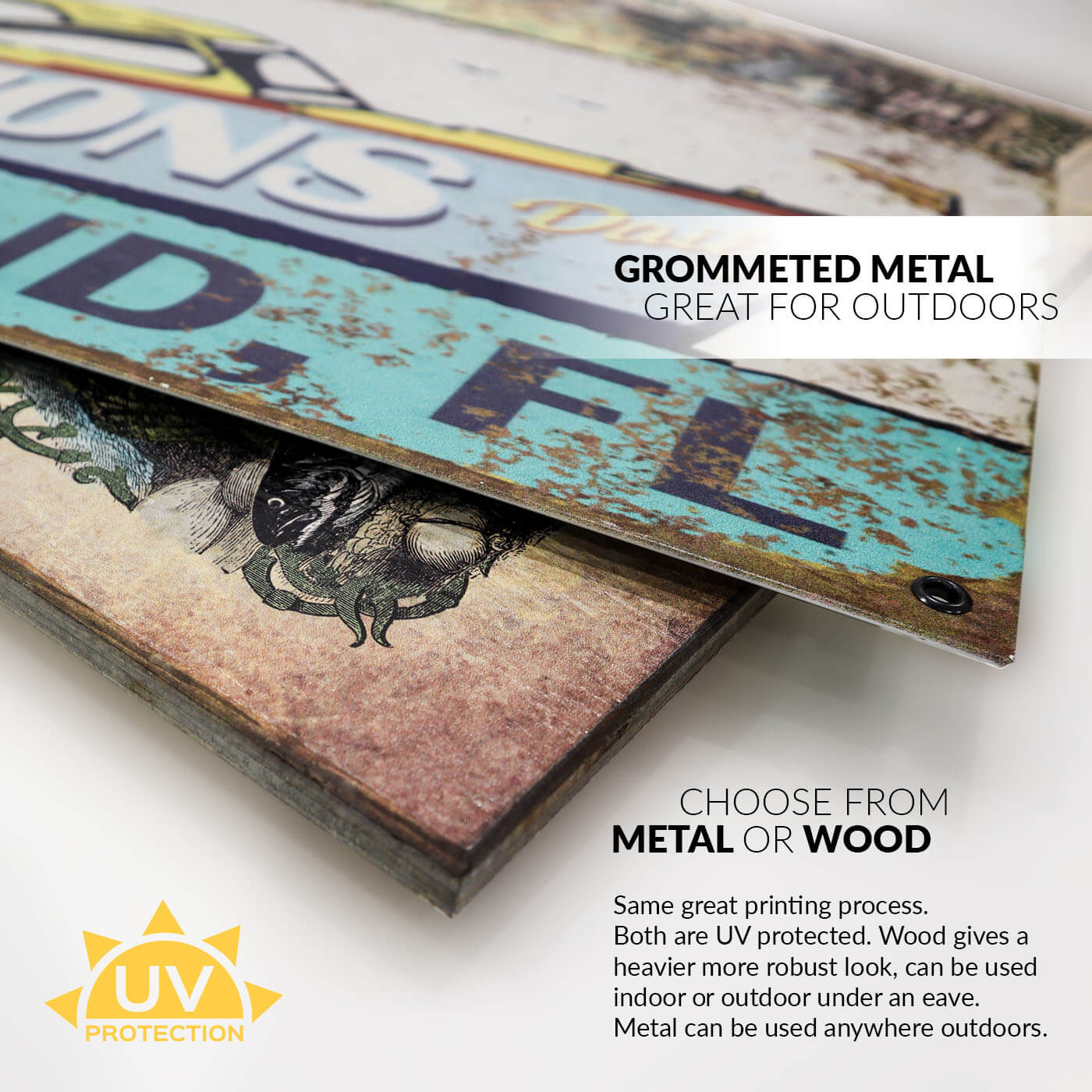 Picture Perfect Vacations - Wood & Metal Wall Art
