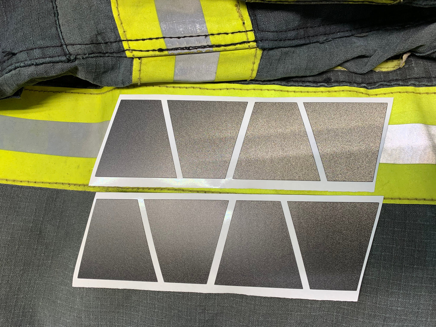 MATTE BLACK REFLECTIVE HELMET (TET) TETRAHEDRON 8 PACK