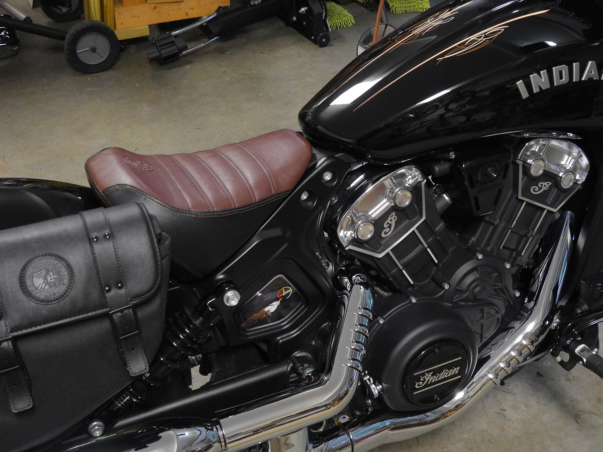 Indian Scout Mid-Frame Insert - Medicine Wheel