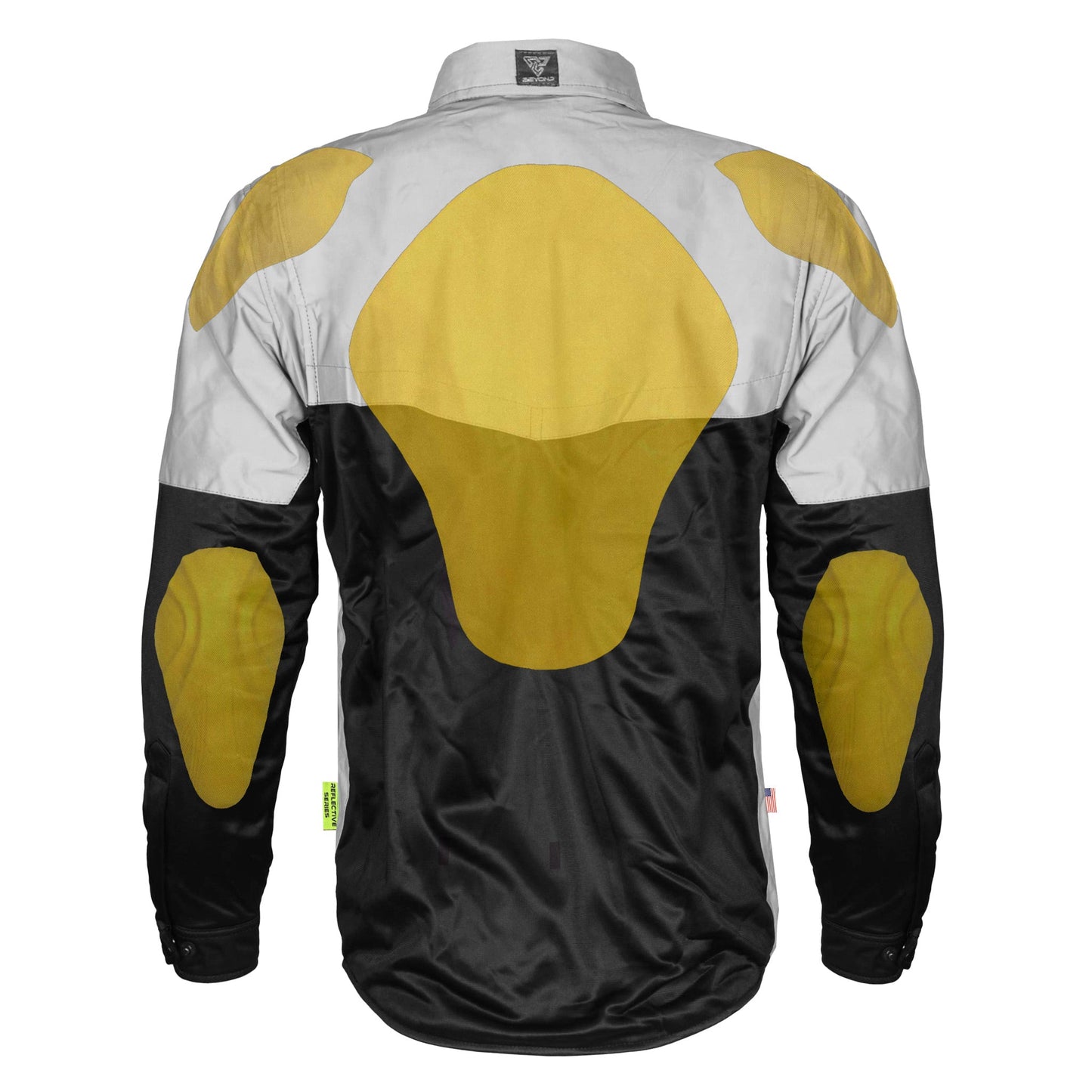 Ultra Reflective Shirt "Alloy Eclipse" - Black and Silver
