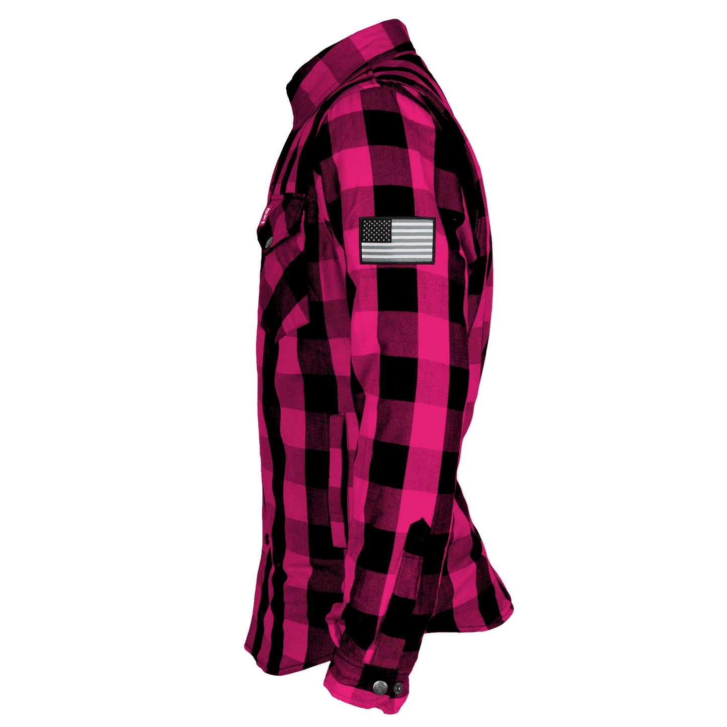 Protective Flannel Shirt - Pink Checkered