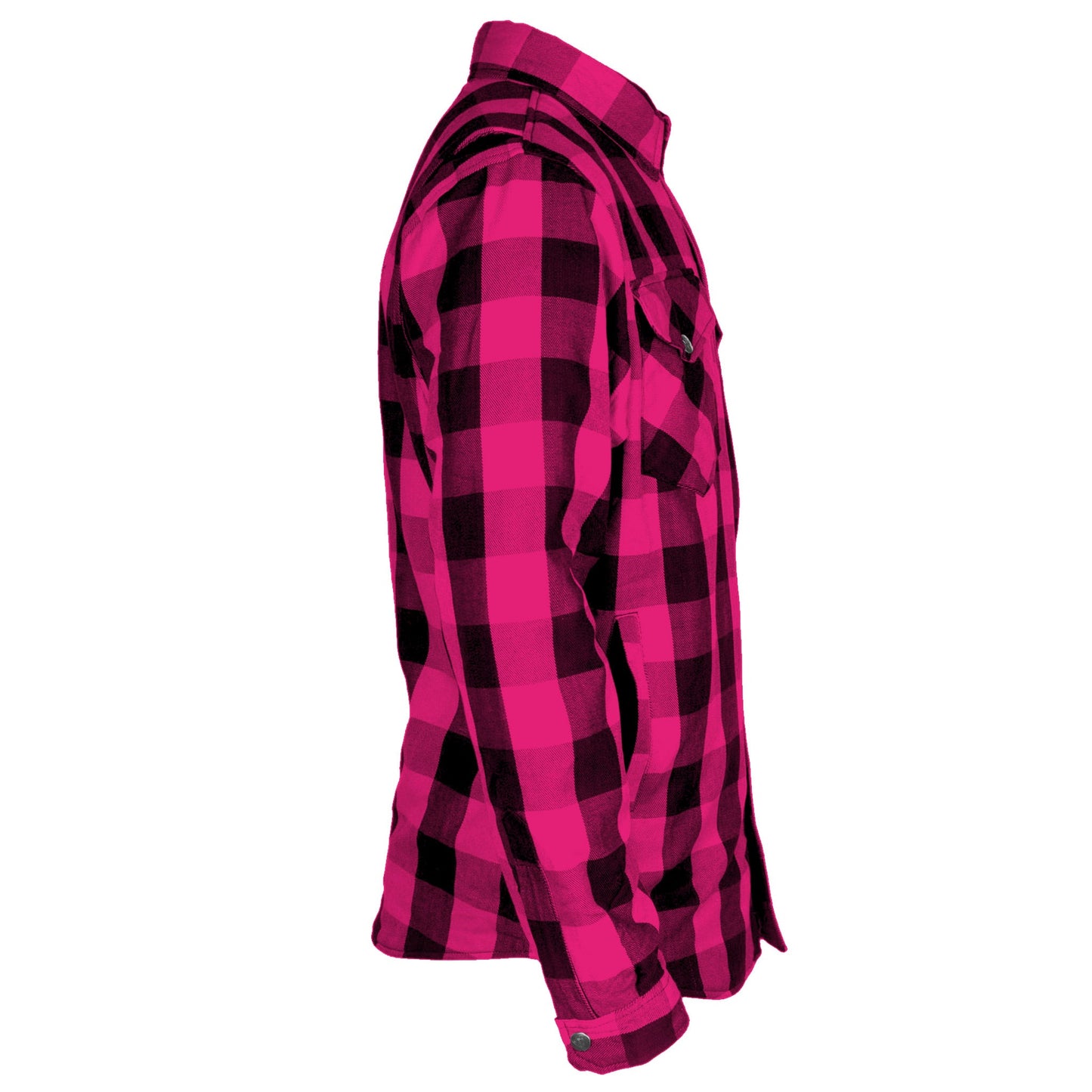 Protective Flannel Shirt - Pink Checkered