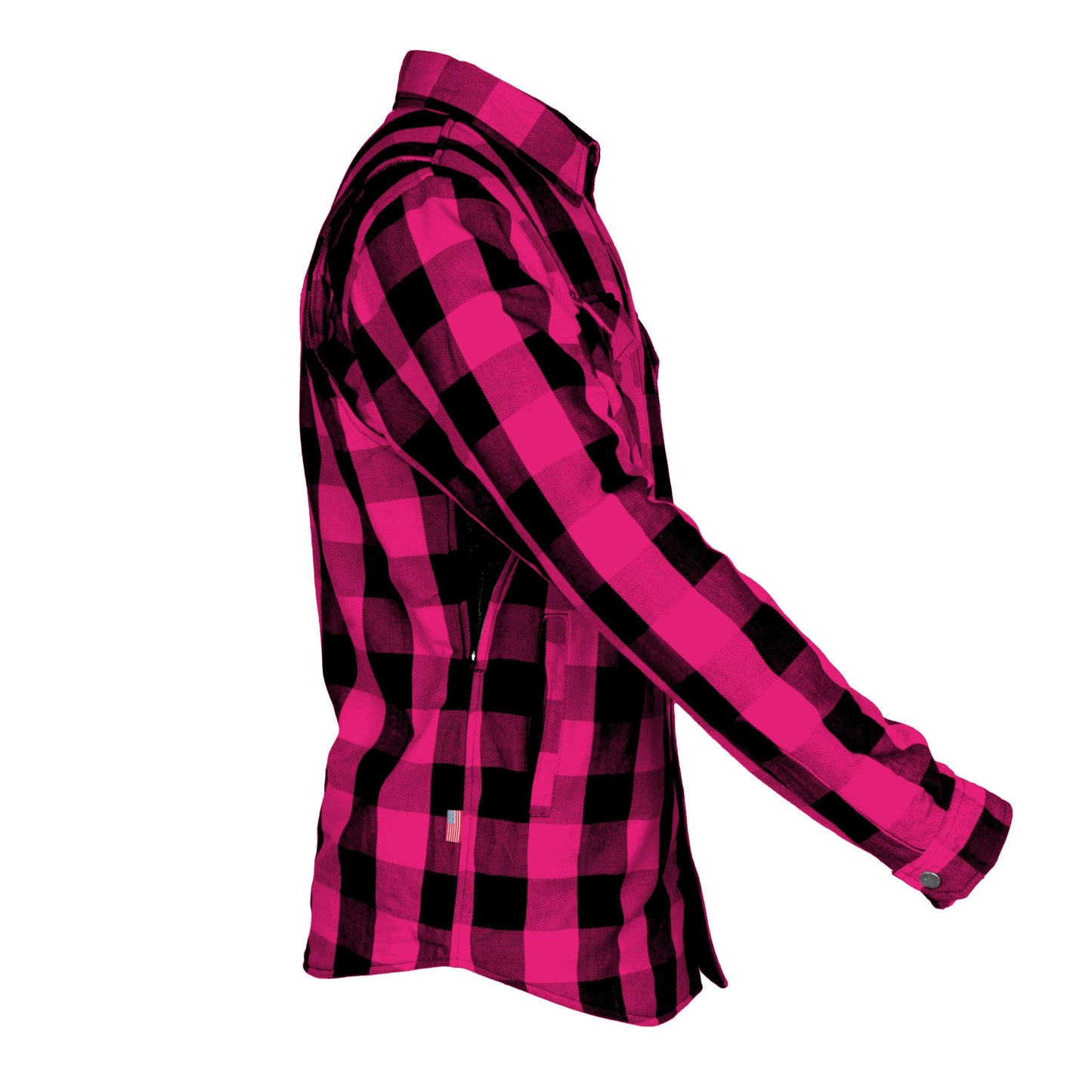 Protective Flannel Shirt - Pink Checkered