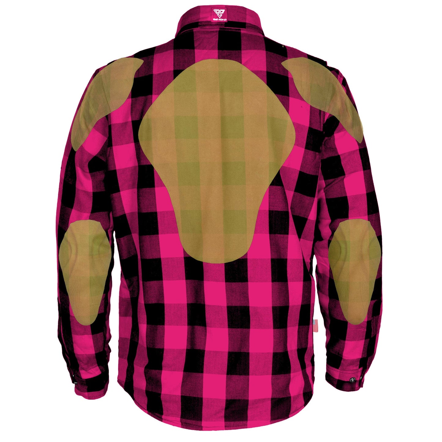 Protective Flannel Shirt - Pink Checkered